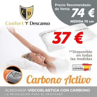 Almohada viscoelástica - Carbono / Mod. 1101