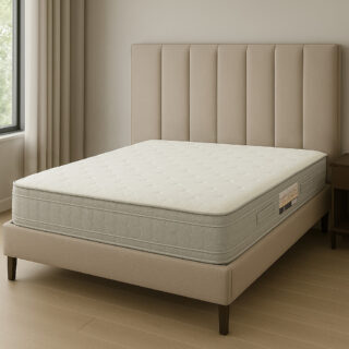 Colchón de muelles Alhambra con tejido Stretch y Viscografeno, diseño transpirable y ergonómico para un descanso óptimo