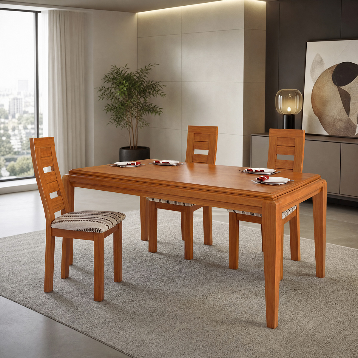 Mesa de Comedor Azahar 140x90 / Mod. 4302 - Imagen 4