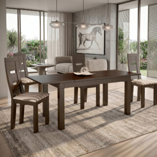 Mesa de comedor extensible