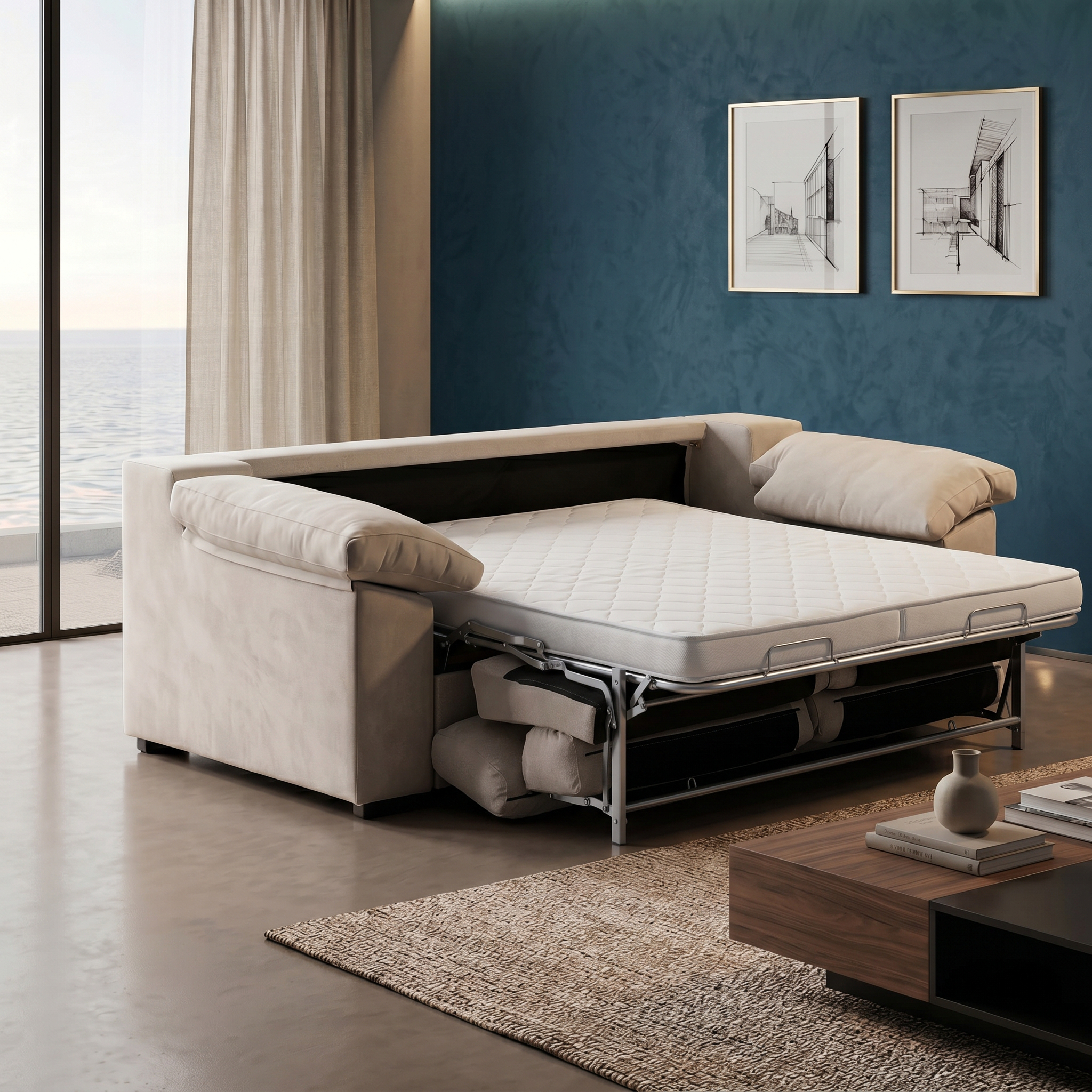 Sofá cama sistema apertura italiano / Mod. 5501 - Imagen 2