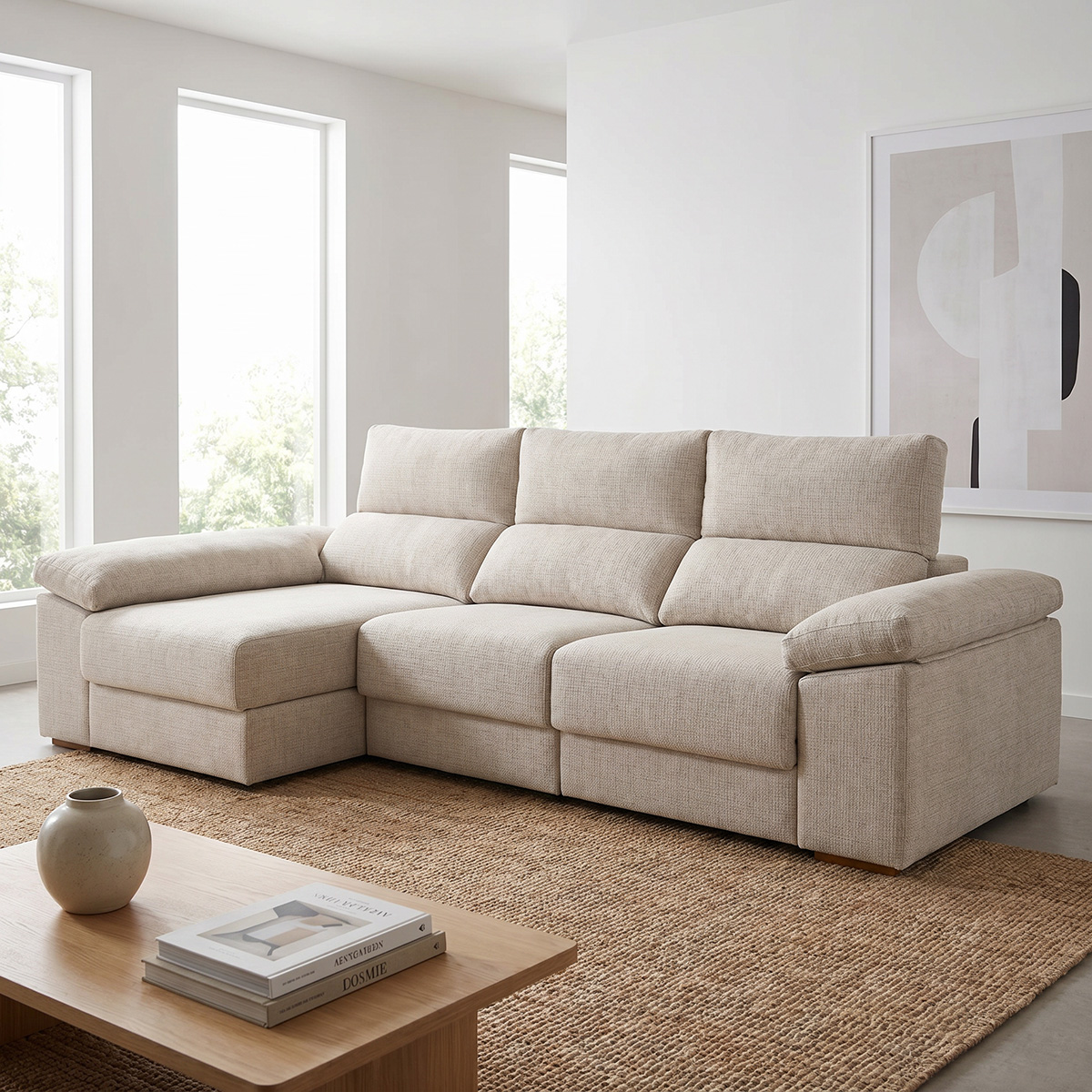 Chaise Longue Premium con Arcón modelo Alhambra