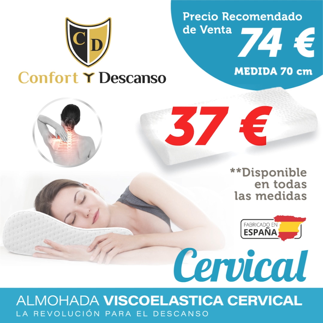 Almohada viscoelástica cervical