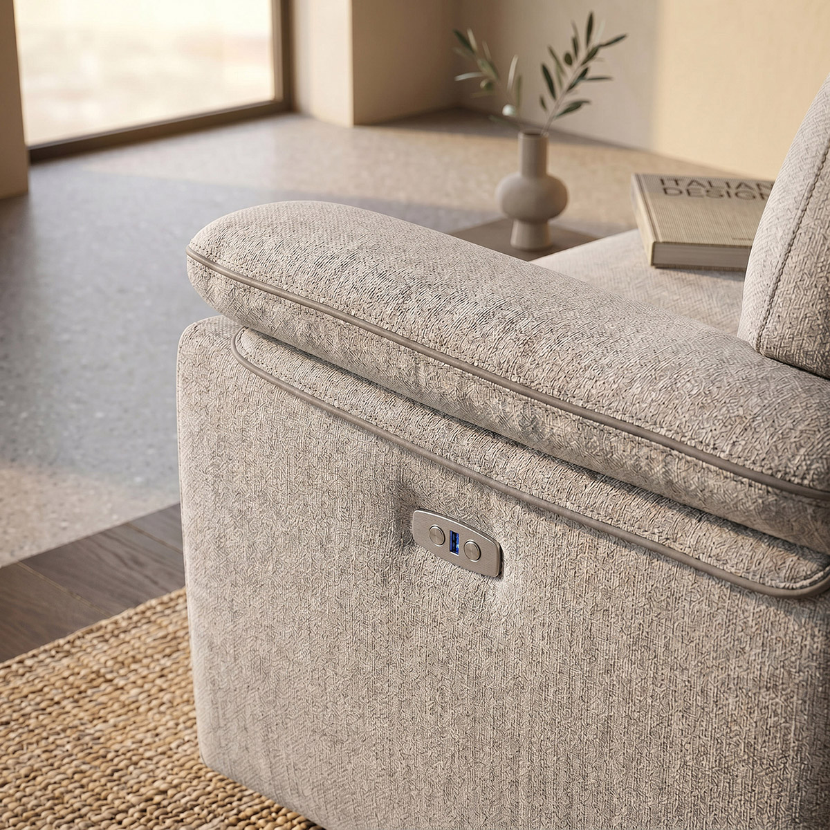 Conjunto de Sofás 3+2 plazas relax eléctrico / Mod 5205 - Imagen 4