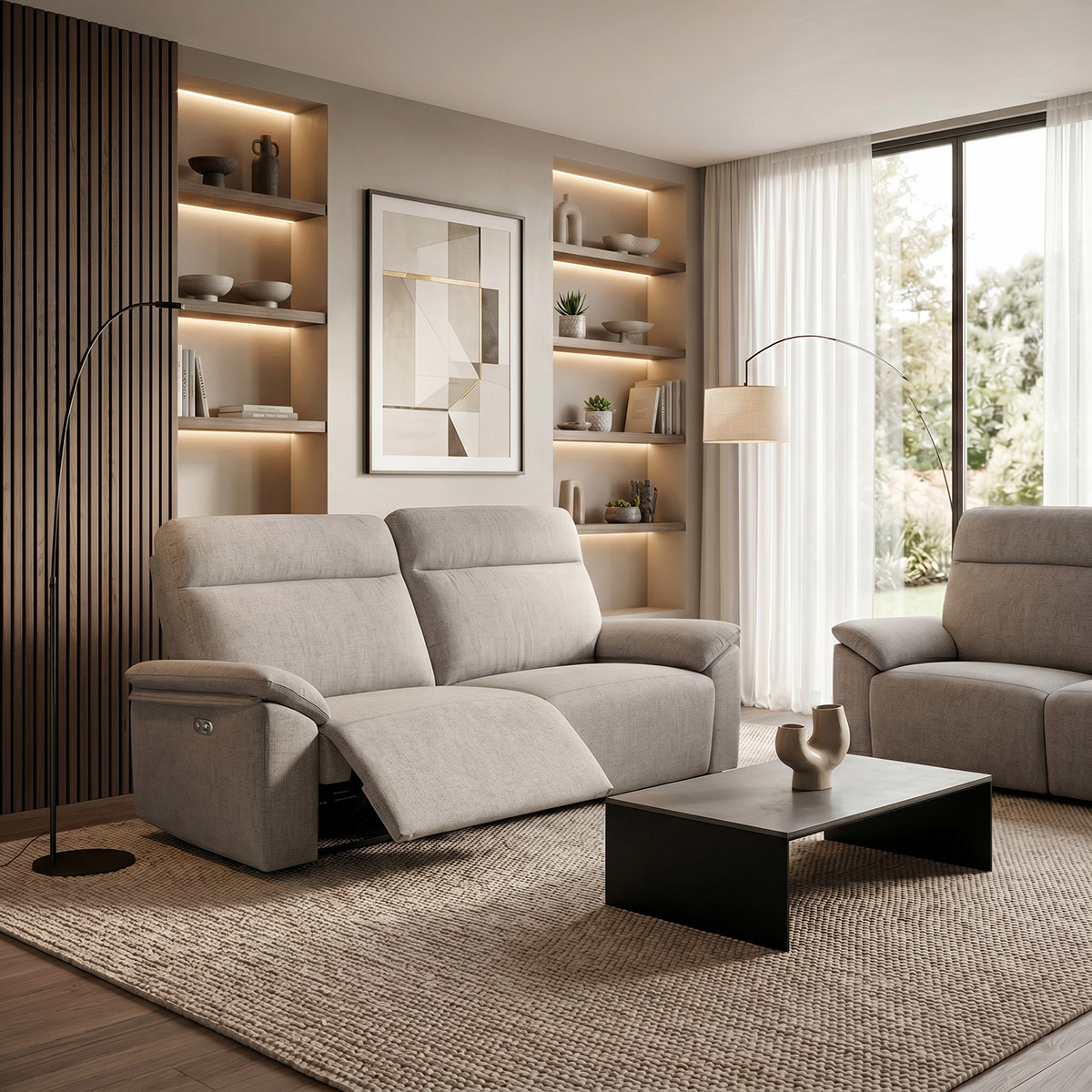 Conjunto de Sofás 3+2 plazas relax eléctrico / Mod 5205 - Imagen 2