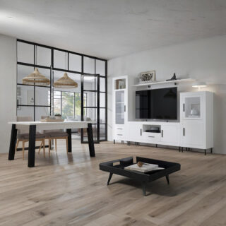 composición de salón moderno.