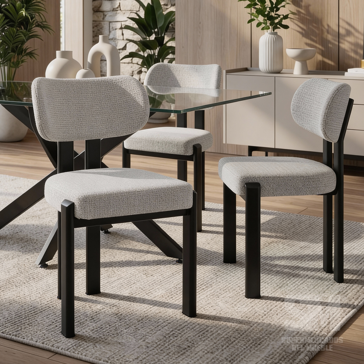 Silla tapizada de comedor / Mod. 4417 - Imagen 2